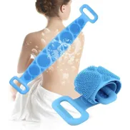 Cepillo de doble cara para baño de silicona