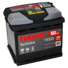 Batería de Coche Tudor TB500 50Ah 450A desde España
