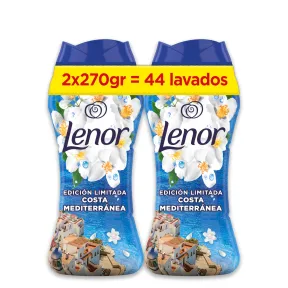 Lenor Perlas de Perfume Brisa Marina y Jazmín, 44 Lavados