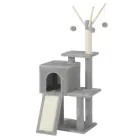 Torre de Juegos para Gatos Feandrea, Gris Claro y Oscuro