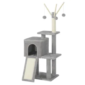 Torre de Juegos para Gatos Feandrea, Gris Claro y Oscuro