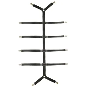 Sábanas cruzadas: correas ajustables para tu cama ordenada