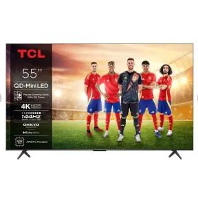 TCL 55C6K - Smart TV 55" 4K HDR, Dolby Vision y Google TV