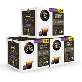 Cápsulas de Café Espresso Intenso NESCAFÉ Dolce Gusto 90 u.