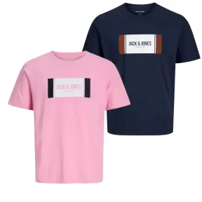 Pack 2 Camisetas Jack & Jones para Hombre (Tallas S a M)