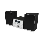 Microcadena THOMSON MIC122BT en Negro y Plata