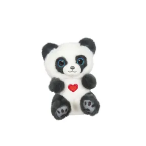 Peluche CUTYDOOS Panda con Corazón Bordado – 13 cm