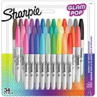 Rotuladores Permanentes Punta Fina - 34 Colores Glam Pop