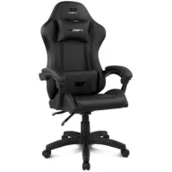 Silla Gaming DR35 Negra Reclinable con Cojines Lumbar y Cervical
