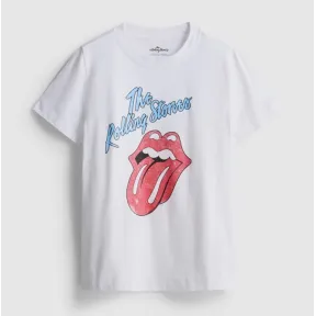 Camiseta estampada de algodón de The Rolling Stones