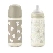 Biberones Suavinex 360 ml con Tetina Anticólicos, Pack 2