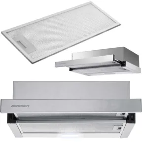 Campana telescópica de cocina Inox 50cm BT-233