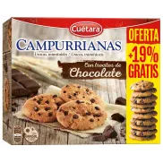 Pepitas de Chocolate Campurrianas 350g + 19% GRATIS