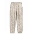 Pantalón estampado de flores 100% algodón Tallas XS-XXL