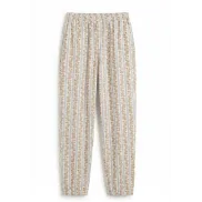 Pantalón estampado de flores 100% algodón Tallas XS-XXL