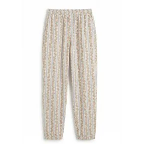 Pantalón estampado de flores 100% algodón Tallas XS-XXL