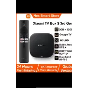 Smart 4K UHD Android TV Box Xiaomi TV Box S 3ra Generación