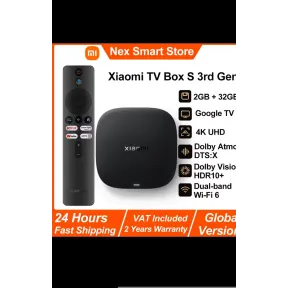 Smart 4K UHD Android TV Box Xiaomi TV Box S 3ra Generación