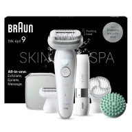 Depiladora Braun Silk-épil 9 SkinSpa con 7 accesorios
