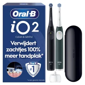 2 Oral-B iO Series 2 Cepillos de Dientes