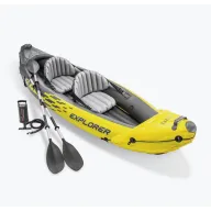 Kayak hinchable Intex Explorer K2 con 2 remos - 312 cm