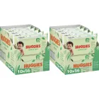 Huggies Toallitas para Bebé Aloe Vera, 10 Packs de 56