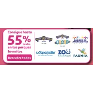 Descuentos de hasta 55% en Entradas para Parque Warner y más