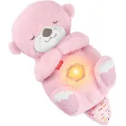 Sonajero rosa de peluche Nutria Fisher-Price para bebés