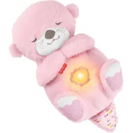 Sonajero rosa de peluche Nutria Fisher-Price para bebés