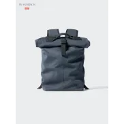 Mochila UNIQLO en azul marino y verde de lona