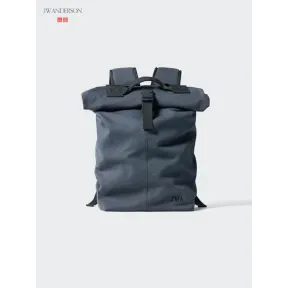 Mochila UNIQLO en azul marino y verde de lona