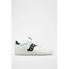 Jazz Court - Zapatillas de piel en blanco y negro