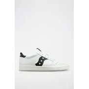 Jazz Court - Zapatillas de piel en blanco y negro