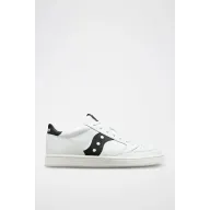 Jazz Court - Zapatillas de piel en blanco y negro