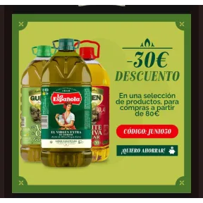 Descuento de 30€ en Aceite de 5L