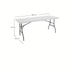 Mesa Plegable Nyana Home 180x74cm de Resina Reforzada