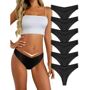 Pack de 6 Bragas Invisibles sin Costuras para Mujer
