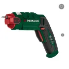 Atornilladora 4V recargable con puntas intercambiables
