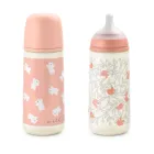 Biberones Suavinex 360 ml, Pack 2 con Tetina Fisiológica