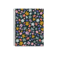 Cuaderno de rallas A4 con tapa dura