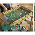 Futbolín de Madera para Niños SPORTNOW 75x66 cm Natural