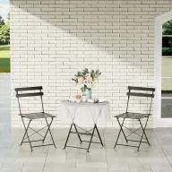 Conjunto Plegable de Mesa y Sillas para Jardín DEWINNER