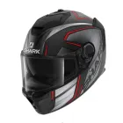 Casco integral Shark SPARTAN GT PRO Carbon - Kromium Rojo Negro