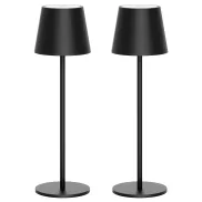 Lámpara de mesa LED recargable Klighten, regulable y portátil