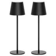 Lámpara de mesa LED recargable Klighten, regulable y portátil