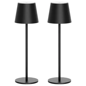 Lámpara de mesa LED recargable Klighten, regulable y portátil