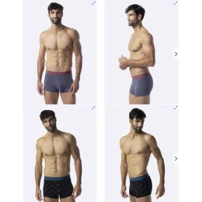 Bóxer para hombre elásticos - Pack de 6 con certificado OEKO TEX.