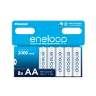 Pilas recargables Ni-MH Eneloop AA 2000 mAh (pack de 8)