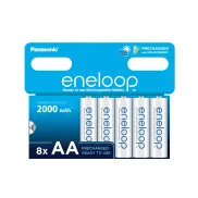 Pilas recargables Ni-MH Eneloop AA 2000 mAh (pack de 8)