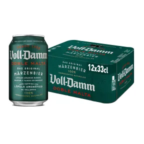 Pack de 12 Latas de Voll-Damm x 33 cl